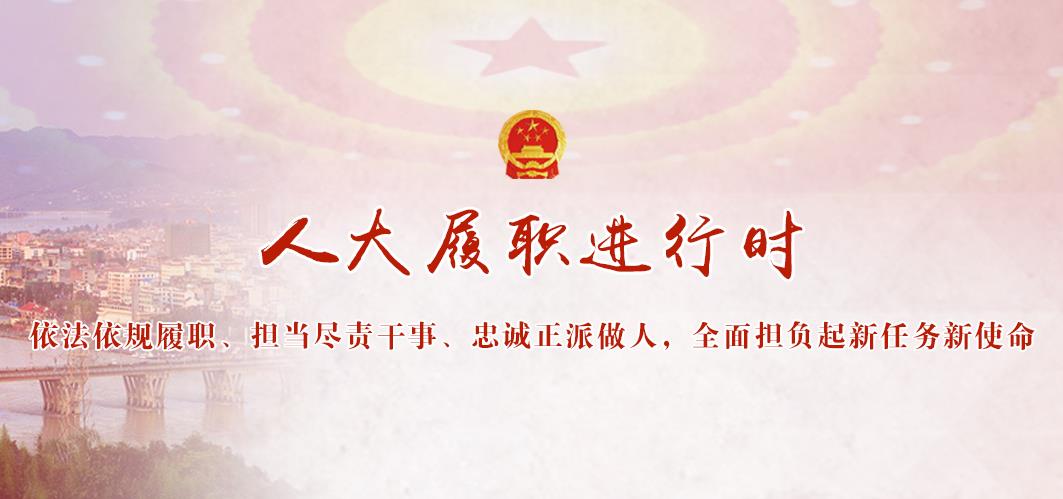 人大履職進(jìn)行時(shí)