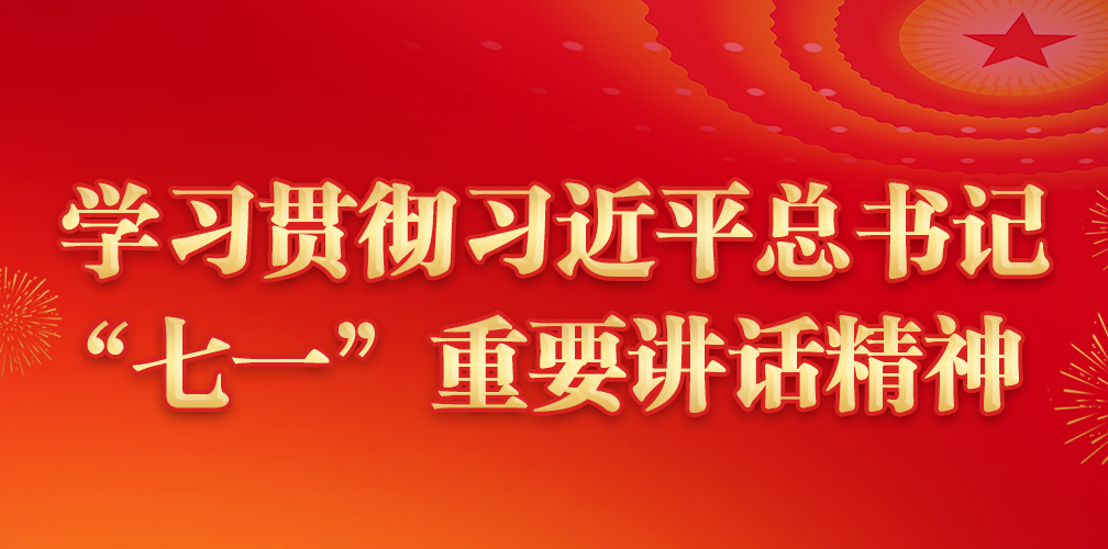 學(xué)習(xí)貫徹習(xí)近平總書記“七一”重要講話精神