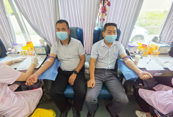 旬陽縣紅軍鎮(zhèn)開展“學黨史、辦實事”愛心獻血 活動